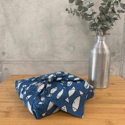 Furoshiki Fabric Gift Wraps in 100% cotton - Assorted Set of 3 | Verified Sustainable by Brown Living™