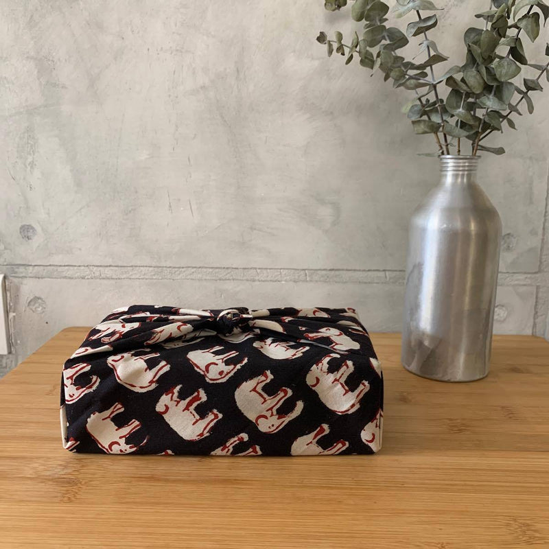 Buy Furoshiki Fabric Gift Wraps in 100% cotton - Assorted Set of 3 | Shop Verified Sustainable Products on Brown Living