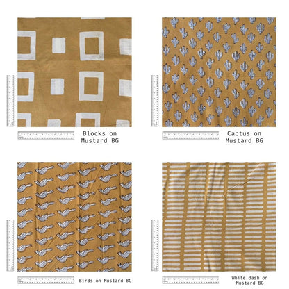 Furoshiki Fabric Gift Wraps in 100% cotton - Assorted Set of 3 | Verified Sustainable by Brown Living™