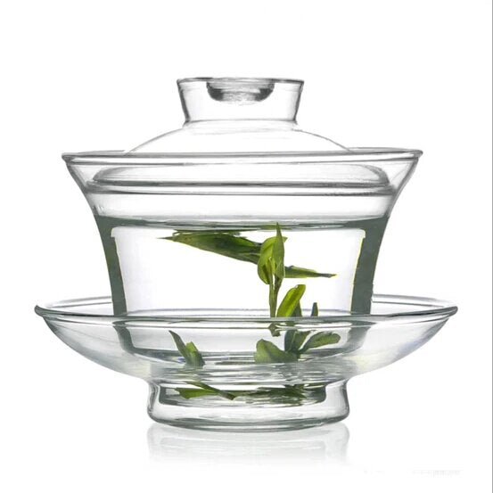 Gaiwan - The Brewing Cup With Saucer - Transparent | Verified Sustainable by Brown Living™