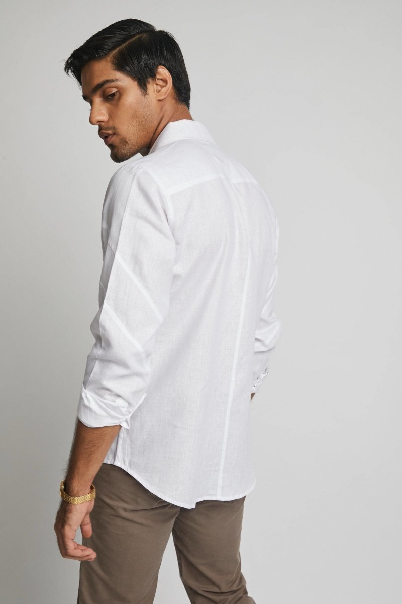 Galaxy Seam Shirt White | Verified Sustainable by Brown Living™