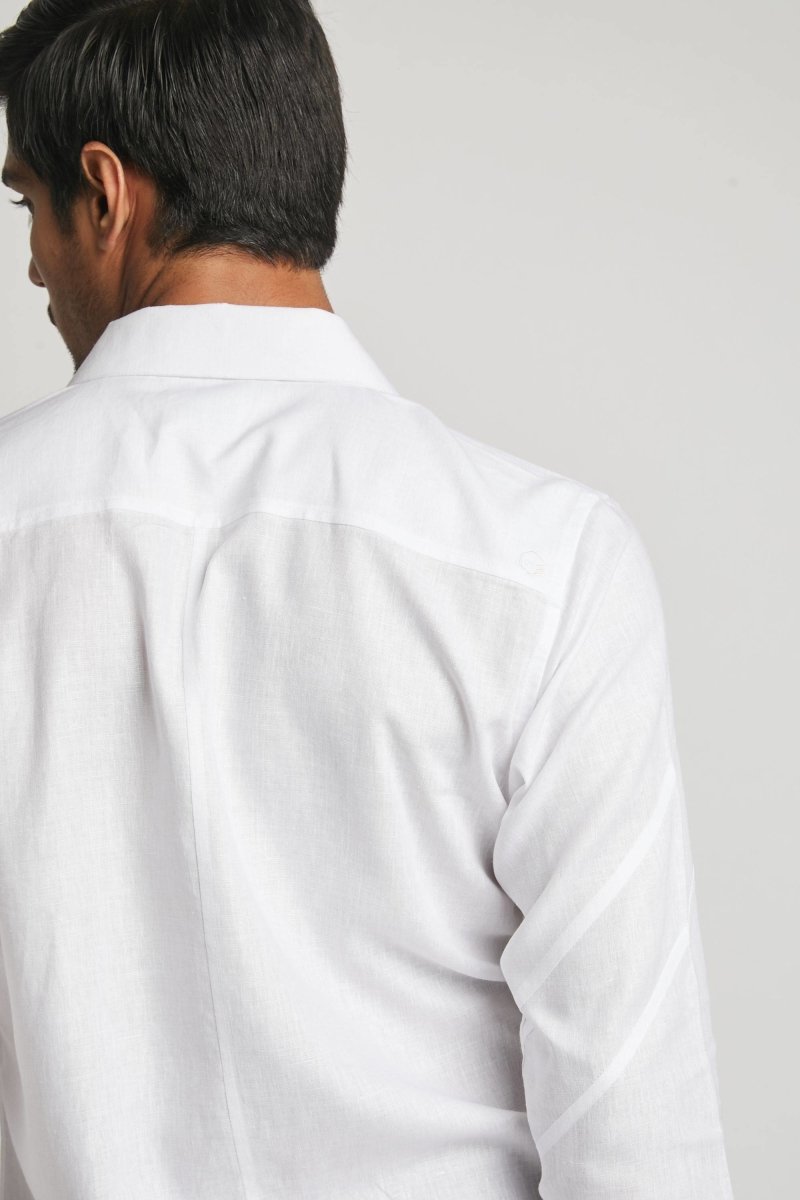 Galaxy Seam Shirt White | Verified Sustainable by Brown Living™