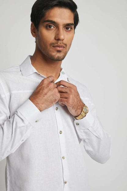 Galaxy Seam Shirt White | Verified Sustainable by Brown Living™