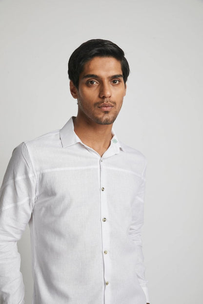 Galaxy Seam Shirt White | Verified Sustainable by Brown Living™