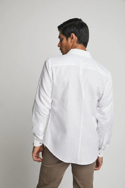 Galaxy Seam Shirt White | Verified Sustainable by Brown Living™