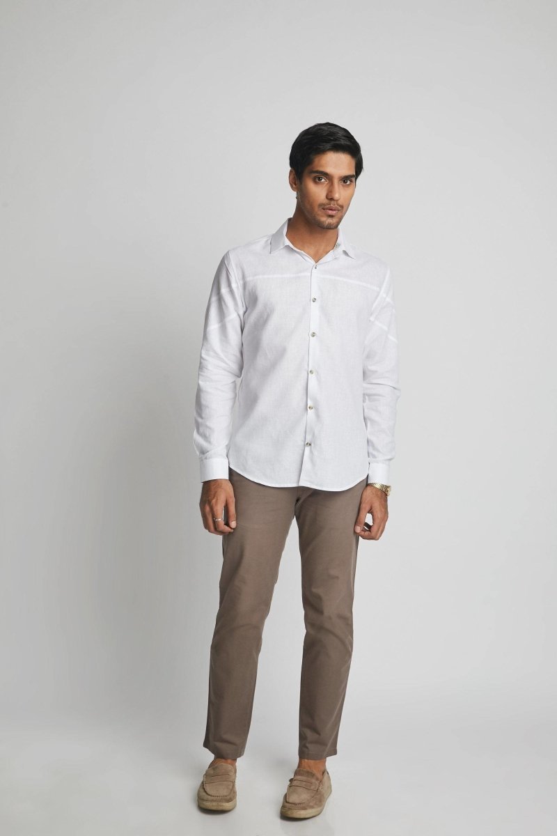 Galaxy Seam Shirt White | Verified Sustainable by Brown Living™