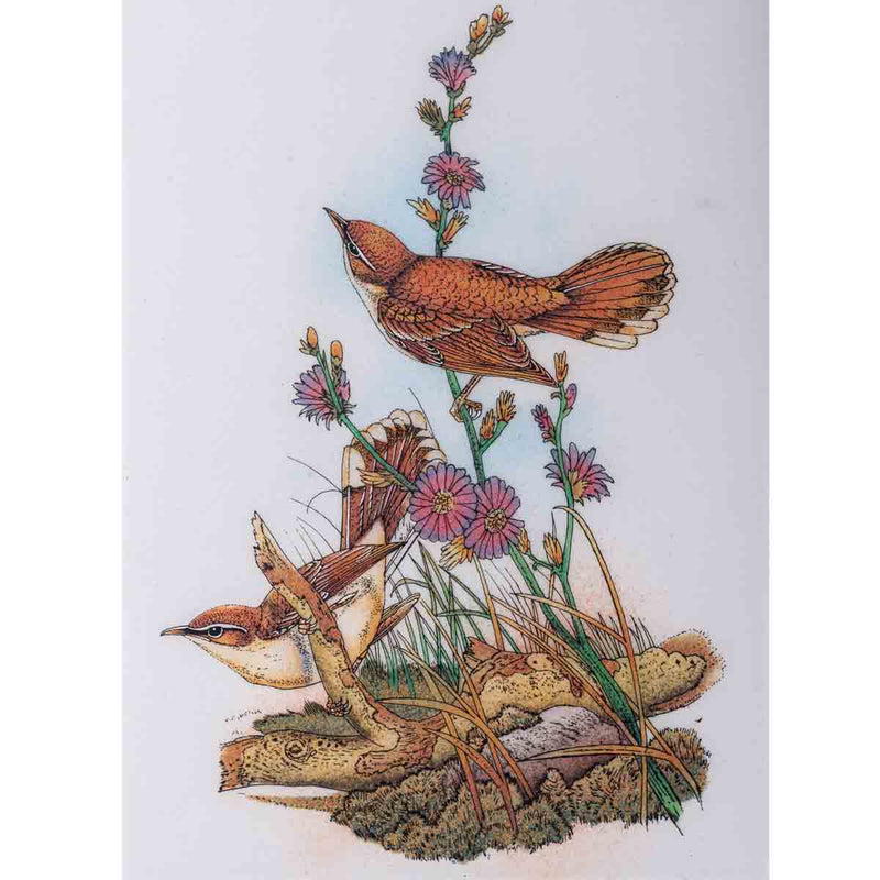 Buy Gemstone Painting - Beautiful Birds Near Flowers | Shop Verified Sustainable Products on Brown Living