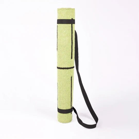 Buy Gemstone Series- 100% Cotton Yoga Mat- Amethyst Green | Shop Verified Sustainable Yoga Mat on Brown Living™