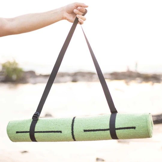 Buy Gemstone Series- 100% Cotton Yoga Mat- Amethyst Green | Shop Verified Sustainable Yoga Mat on Brown Living™