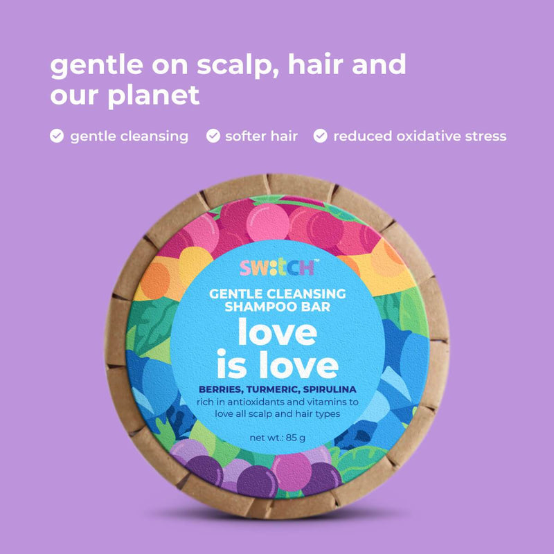 Buy Gentle Cleansing Love is Love Shampoo Bar | Shop Verified Sustainable Products on Brown Living