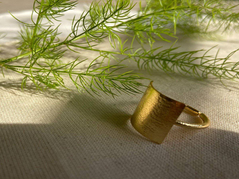 Buy Geometrical Shaped Square Ring-Small | Shop Verified Sustainable Womens Rings on Brown Living™
