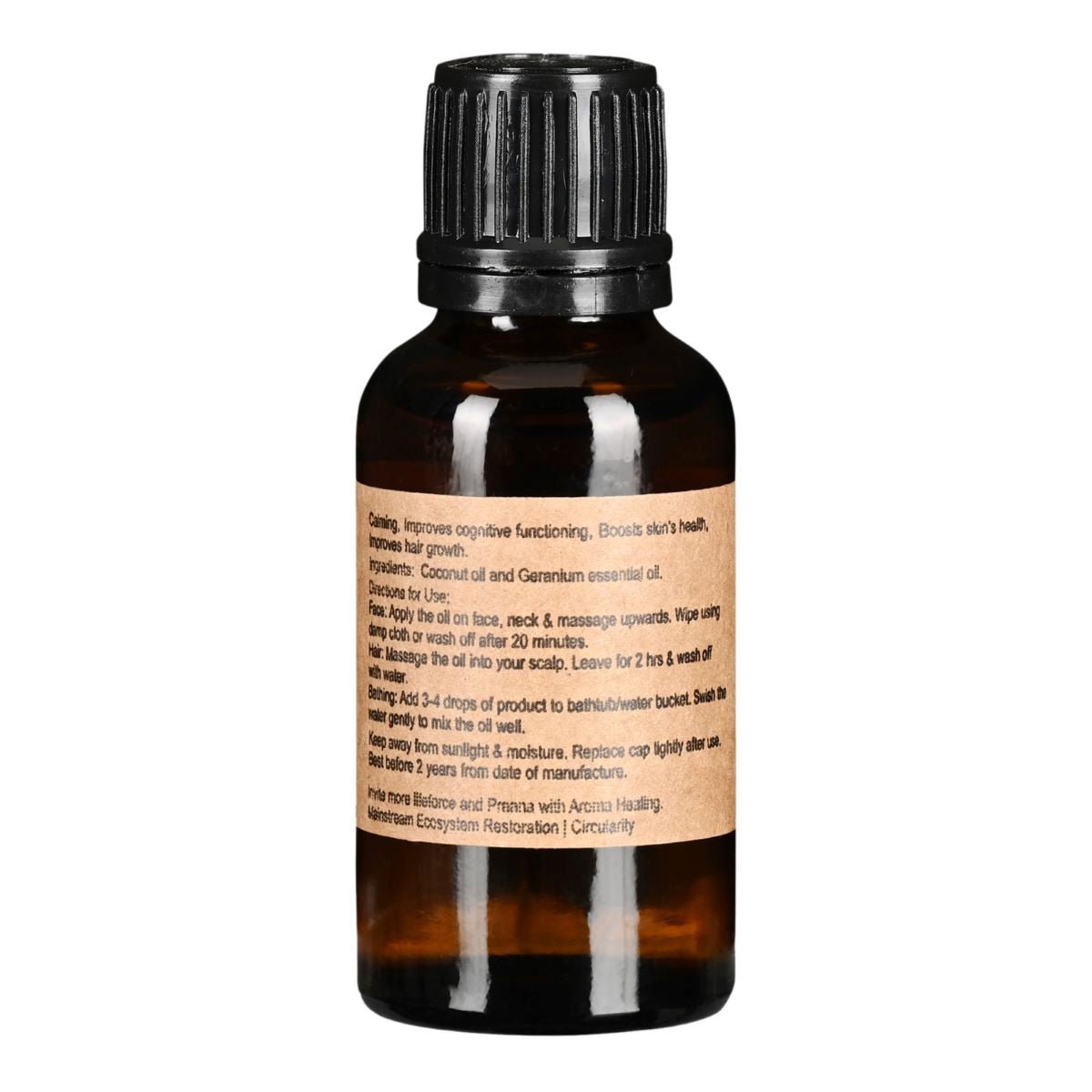 Geranium Oil - 30 ml | Verified Sustainable by Brown Living™