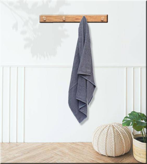 Buy Ghataa Hemp Cotton Terry Towels | Complete Bath Set | Gifting Set | Shop Verified Sustainable Bath Linens on Brown Living™