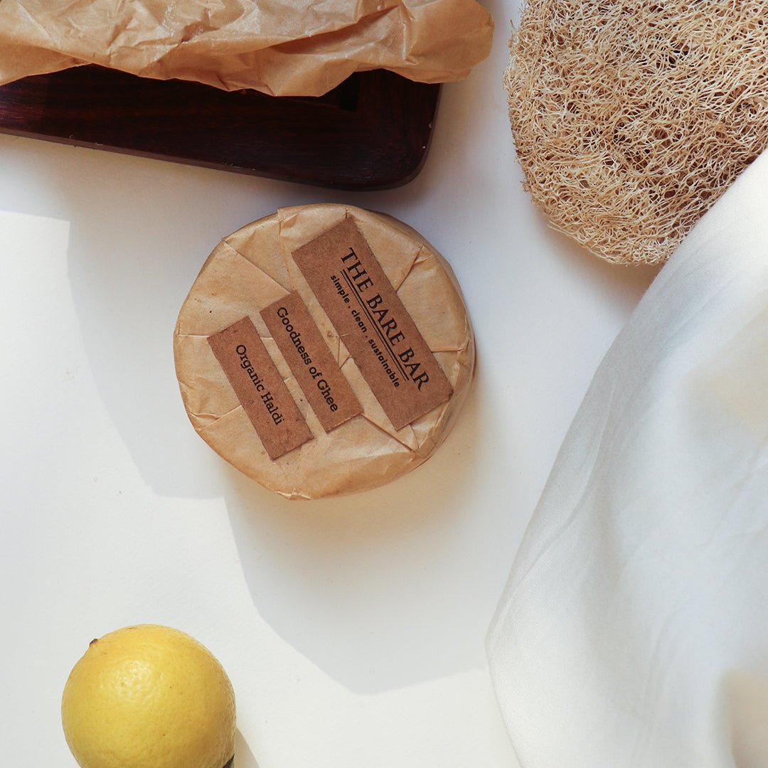 Ghee & Haldi Soap Bar | 100 Grams I Unimaginable Glow | Verified Sustainable by Brown Living™