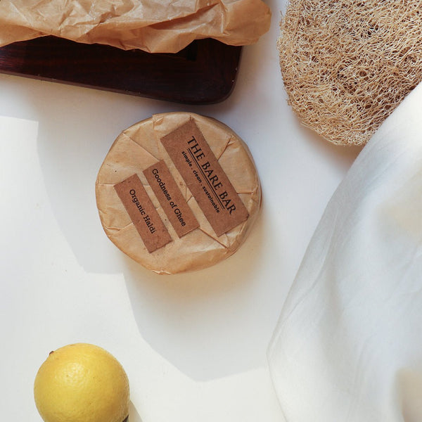 Buy Ghee & Haldi Soap Bar | 100 Grams I Unimaginable Glow | Shop Verified Sustainable Body Wash on Brown Living™