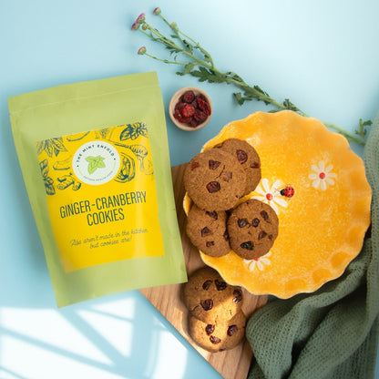 Ginger - Cranberry Cookies - Pack of 6 | Verified Sustainable by Brown Living™