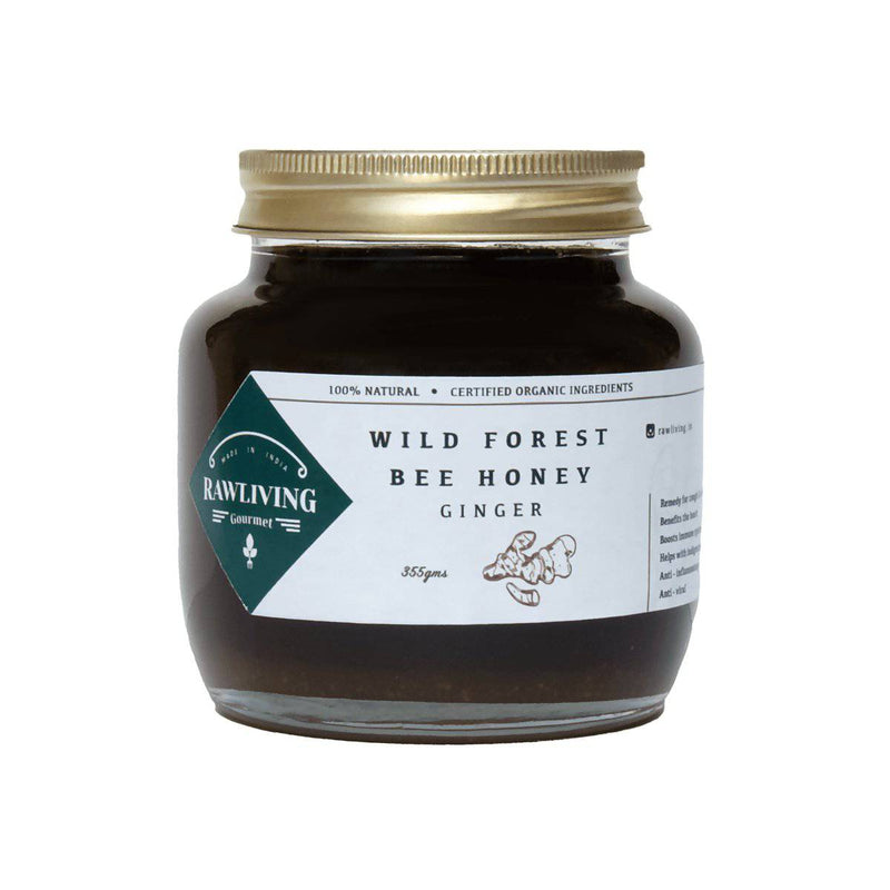 Buy Ginger Honey - Raw Wild Forest Organic Bee Honey | Shop Verified Sustainable Products on Brown Living