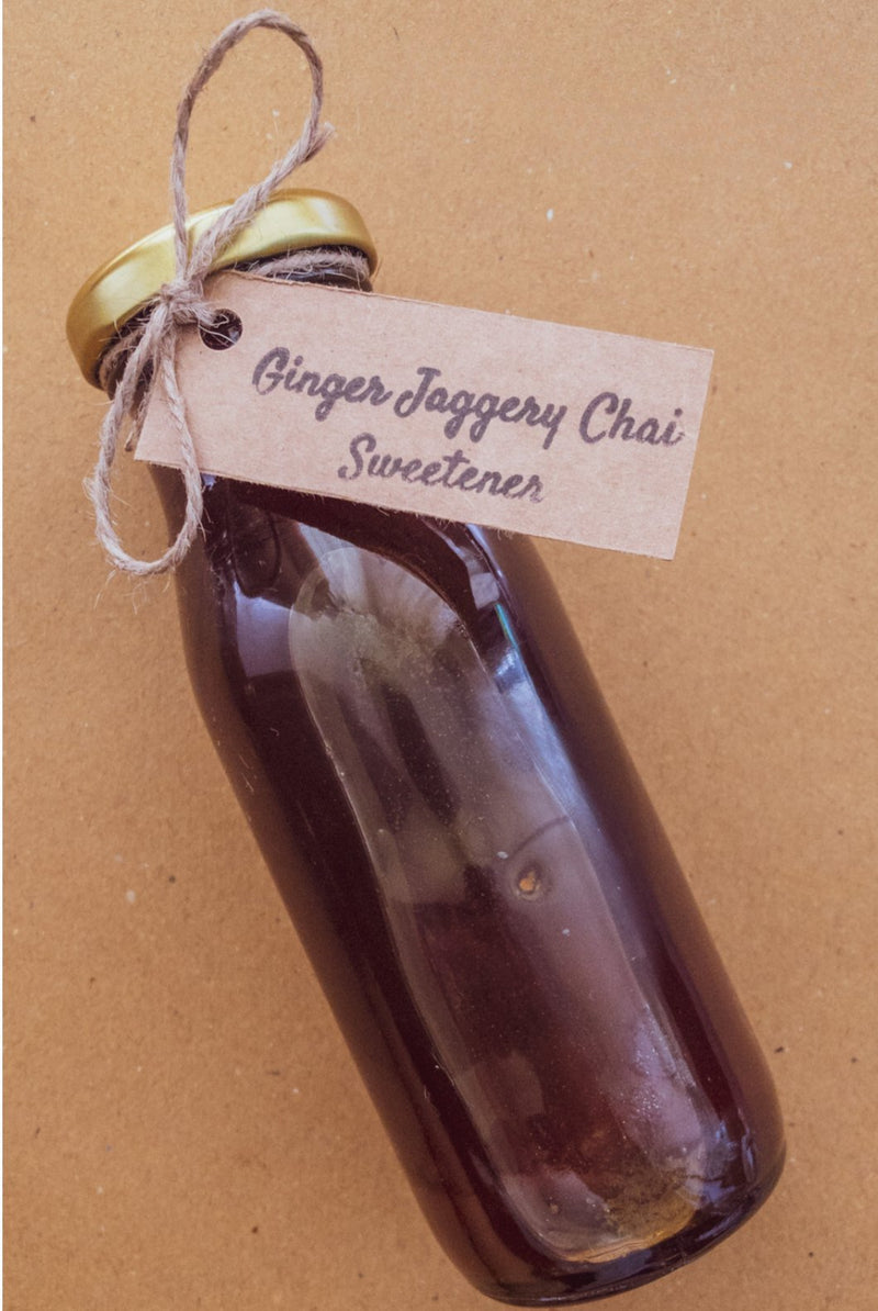 Ginger Jaggery Chai Syrup I Organic Jaggery & Ginger Concoction | Verified Sustainable Honey & Syrups on Brown Living™