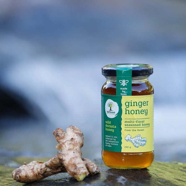 Buy Ginger Spiced Wild Honey - 250gms | Shop Verified Sustainable Products on Brown Living