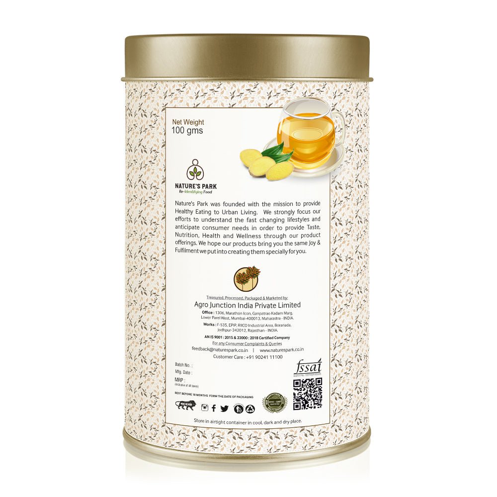 Ginger Tea Can (100 g) | Verified Sustainable by Brown Living™