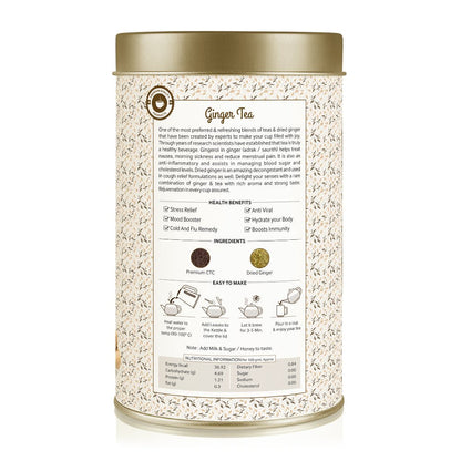 Ginger Tea Can (100 g) | Verified Sustainable by Brown Living™