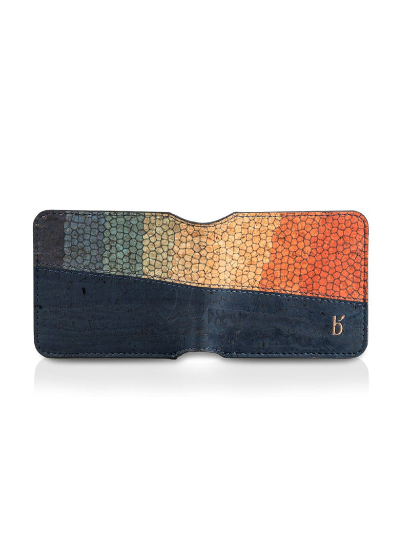 Buy Giri Cork Men's Wallet - Prussian Blue | Shop Verified Sustainable Products on Brown Living