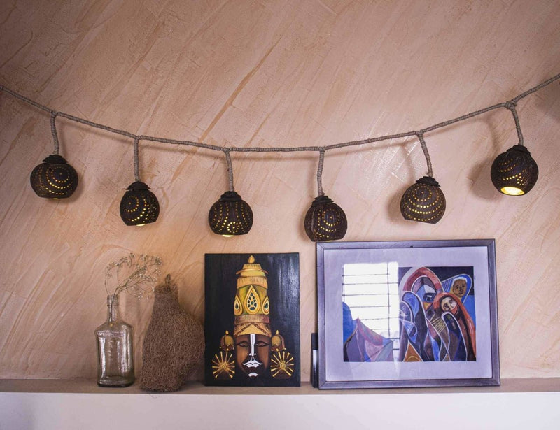Buy Girija coconut string lights | Shop Verified Sustainable Products on Brown Living