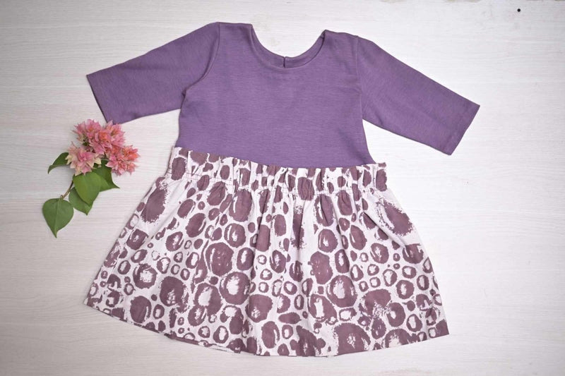 Buy Girls Pebble Dress - Berry Purple | Shop Verified Sustainable Products on Brown Living
