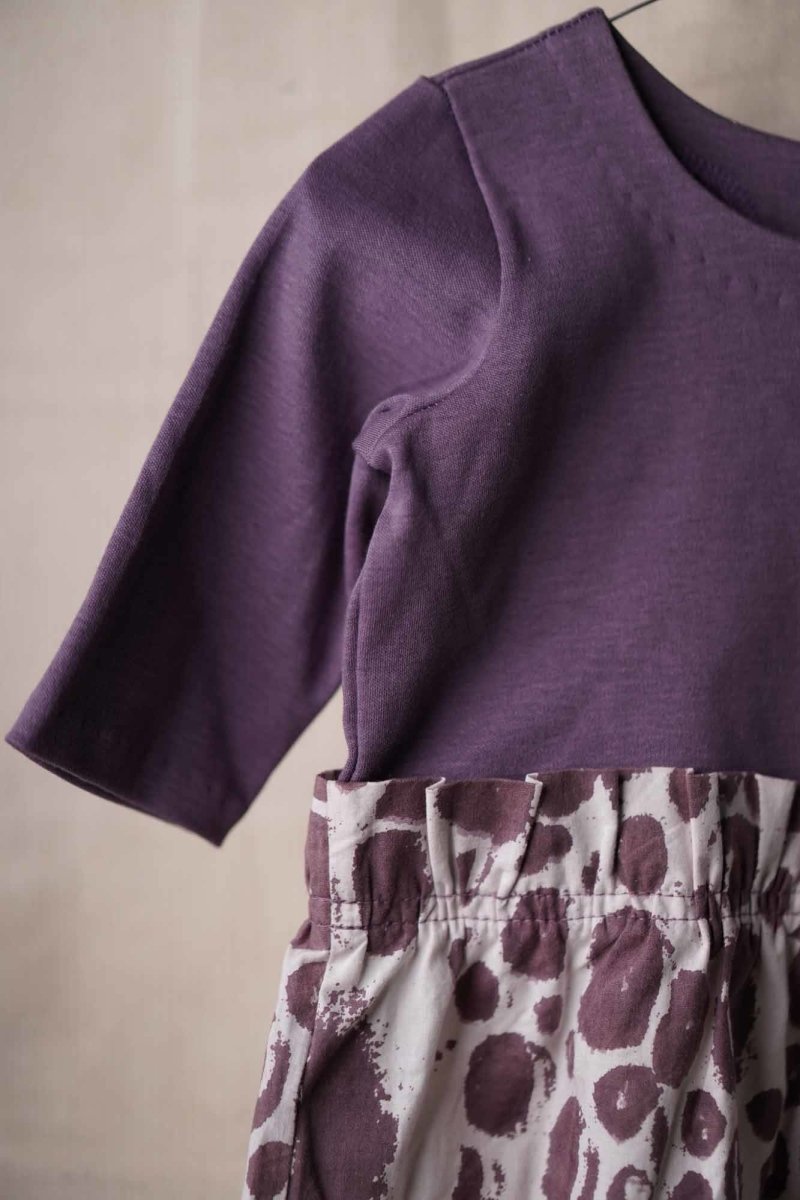 Buy Girls Pebble Dress - Berry Purple | Shop Verified Sustainable Products on Brown Living