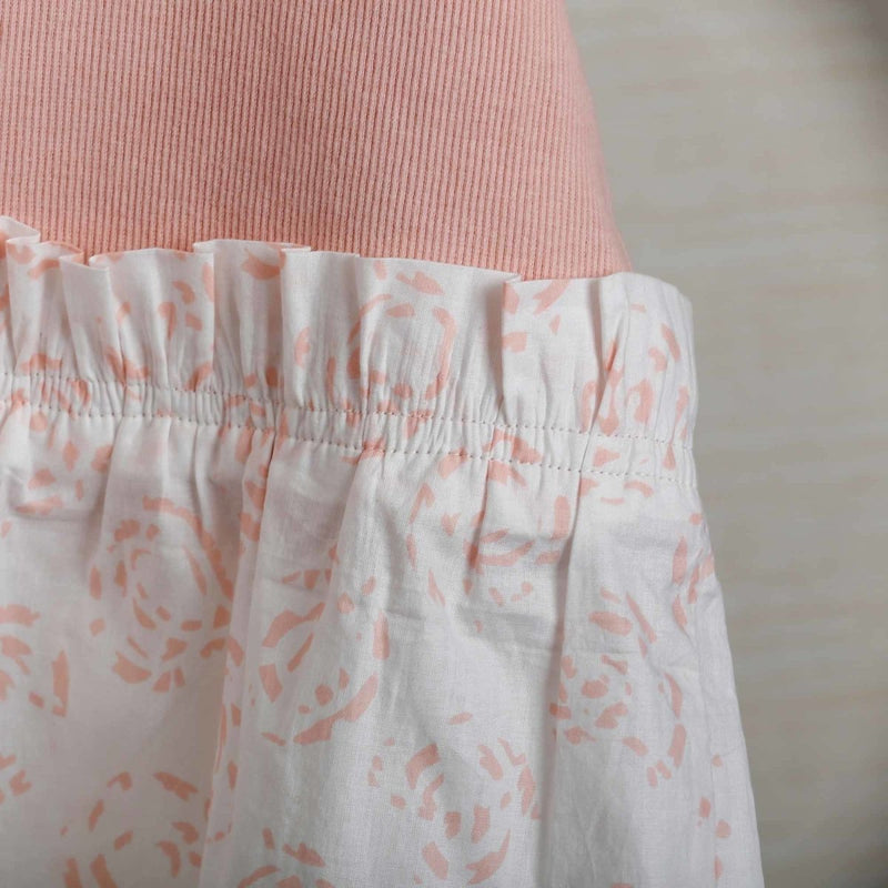 Buy Girls Pebble Dress - Peach | Shop Verified Sustainable Kids Frocks & Dresses on Brown Living™