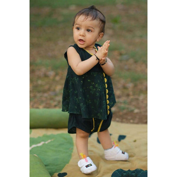 Buy Giva Jhabla Set For Girls | Shop Verified Sustainable Kids Daywear Sets on Brown Living™