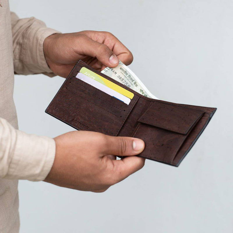 Buy Glen Men's Coin Wallet - Black | Shop Verified Sustainable Mens Wallet on Brown Living™
