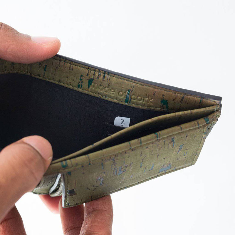 Buy Glen Mens Coin Wallet - Olive | Shop Verified Sustainable Mens Wallet on Brown Living™