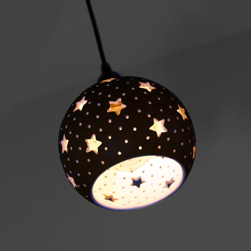 GLO - L STAR Handmade Terracotta Ceiling Light | Verified Sustainable by Brown Living™