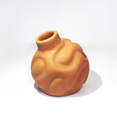 GLO Small Organic Profiled Tiled Flower Vase – Decor & Artefacts on Brown Living™. SKU: VS - GLO/OSP/TLT. Img 2.