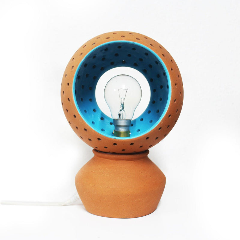 Buy GLO XL 'Slice' Terracotta Table Light | Shop Verified Sustainable Products on Brown Living