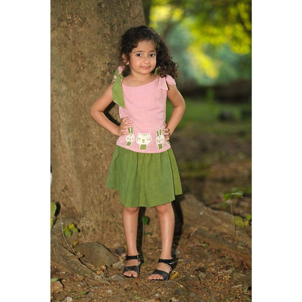 Buy Gloria Skirt Set For Girls | Shop Verified Sustainable Kids Daywear Sets on Brown Living™