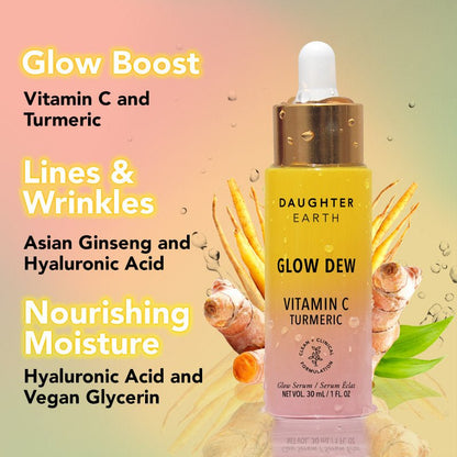 Glow Dew - Vitamin C Turmeric Serum | Verified Sustainable by Brown Living™