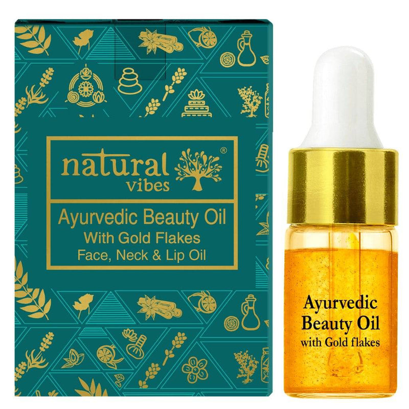 Buy Gold Beauty Oil - Elixir For Face Lips Neck and Peaceful Sleep - 3 ml | Shop Verified Sustainable Face Oil on Brown Living™