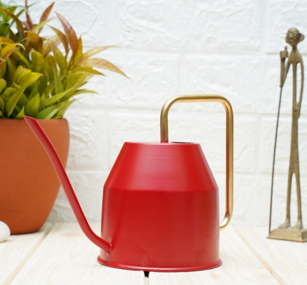 Buy Gold Dust Watering Can For Plants, Garden Tools, Plant Watering Can (Red (0.9 Lt)) | Shop Verified Sustainable Watering Can on Brown Living™