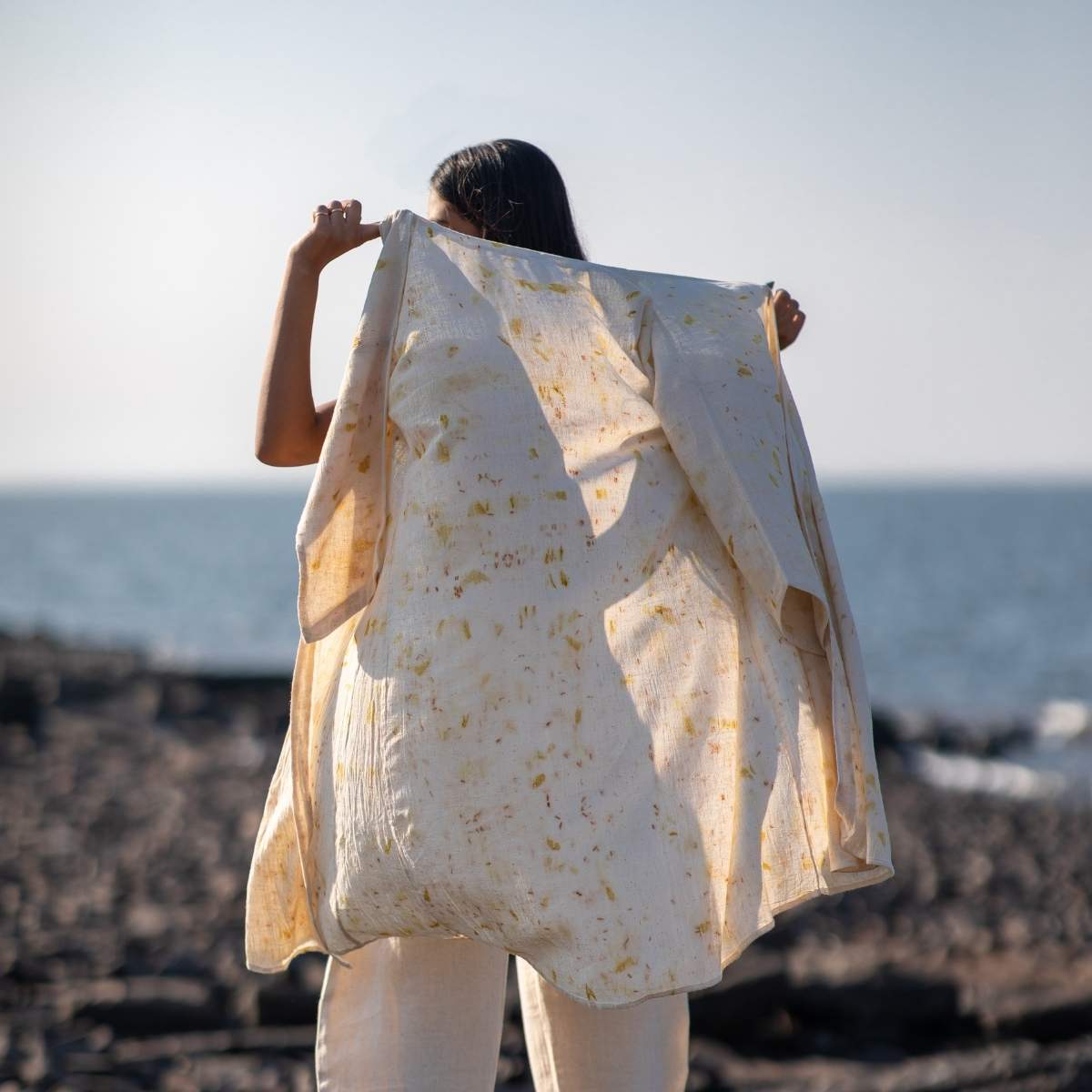 Golden Glory | Effortless A - Line Jacket | Verified Sustainable by Brown Living™