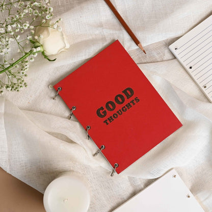 Good Thoughts - Refillable Notebook | Verified Sustainable by Brown Living™