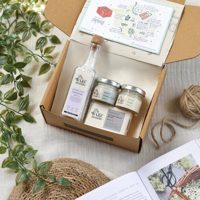 Handcrafted Gift Set - Bath Salt, Handmade Soap, Lip Balm, Moisturizer – Gift Giving on Brown Living™. SKU: 044 - 01130 - P0021. Img 2.