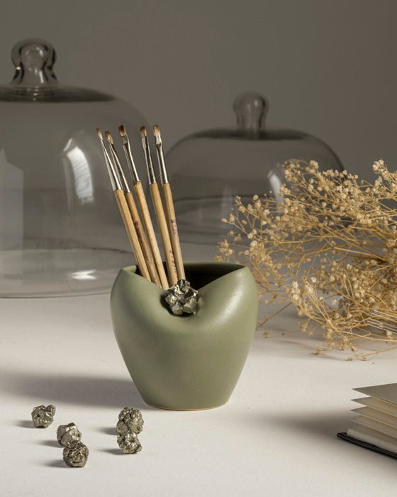 Buy Gratitude Vase - Sage Green | Shop Verified Sustainable Vases on Brown Living™