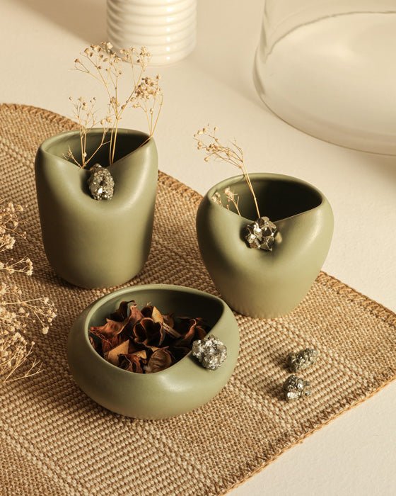 Gratitude Vase - Sage Green | Verified Sustainable by Brown Living™