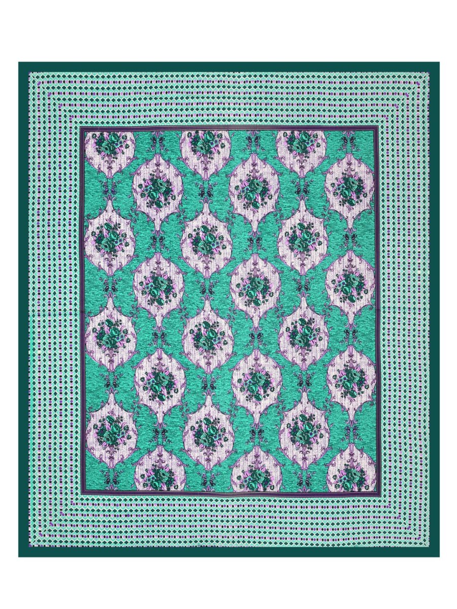 Interiors Hand Block Printed Cotton Queen Size Bedding Set | Verified Sustainable by Brown Living™