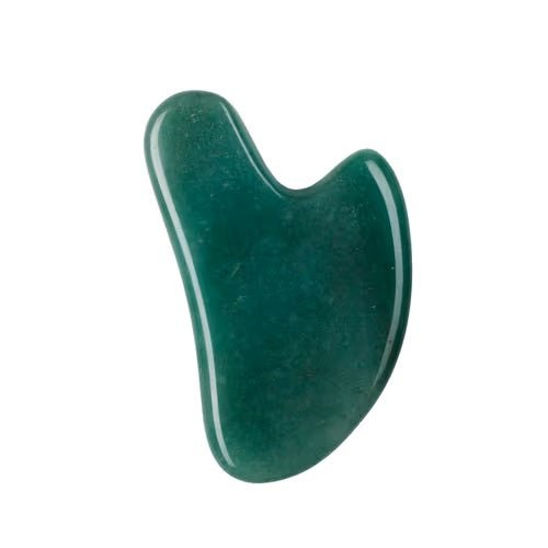 Green Jade Face Massager (Roller + Gua Sha) | Verified Sustainable Personal care on Brown Living™