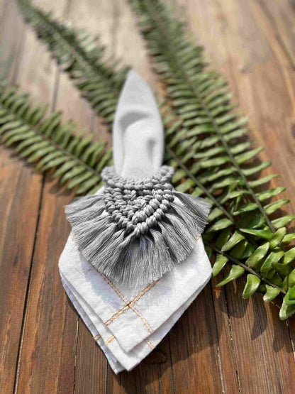 Green Spiral Table Mat Napkin Ring & Coaster Set | Verified Sustainable by Brown Living™