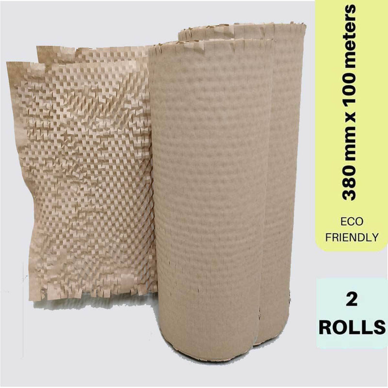 Buy GreenWrap Eco-Friendly Honeycomb Wrap 380mmX100mtrX2 Expands 70% | Shop Verified Sustainable Packing Materials on Brown Living™