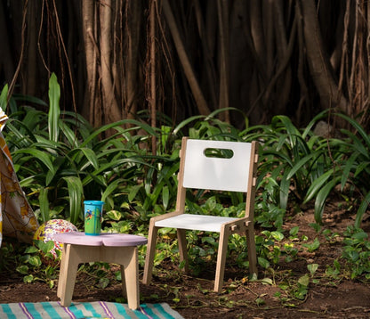 Grey Guava Childrens Wooden Chair | Verified Sustainable by Brown Living™